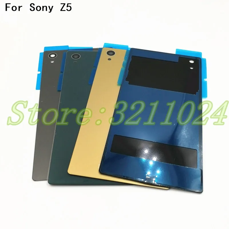 5,2 дюйма для sony Xperia Z5 E6603 E6633 E6653 E6683 заднее стекло Крышка батарейного отсека с логотипом+ NFC