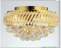 Современные k9 кристалл потолочный светильник золото потолочный светильник Освещение лампа заподлицо Гарантировано 100% ac водить потолка