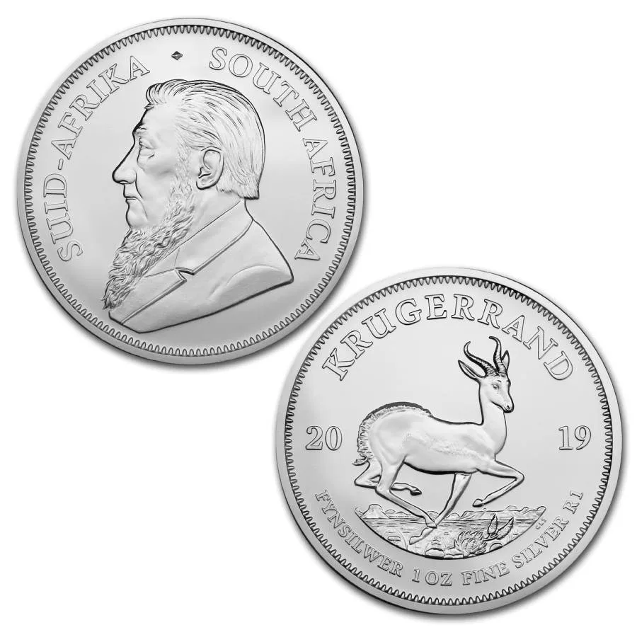 

HOT 2019 South Africa 1 oz Silver Krugerrand 1 Rand Coin, High quality Hot sale Commemorative coin, free shipping 1pcs/lot