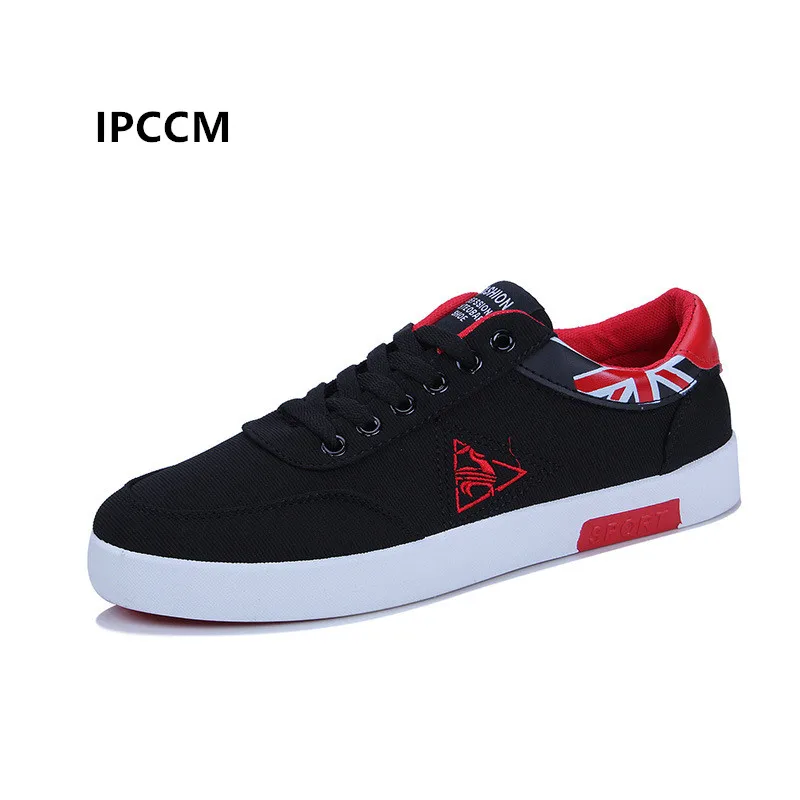 

IPCCM 2018 Spring And Autumn New Men's Low Canvas Shoes Korean Fashion Breathable Flat Casual Shoes