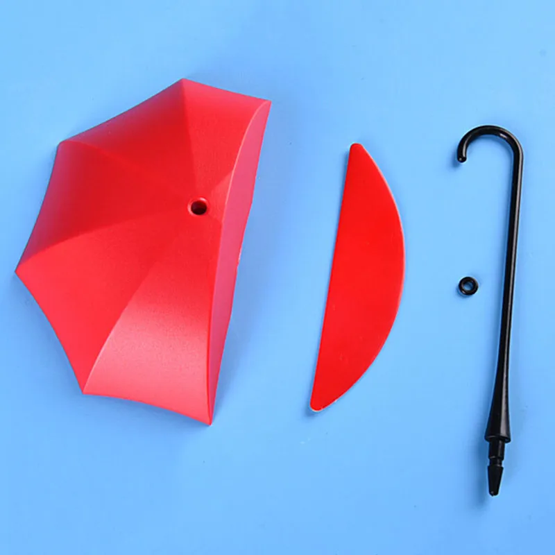 3 шт./упак. зонтик Форма красочный настенный крючок ключ многофункциональный висит Крючки для одежды Кухня двери Полки