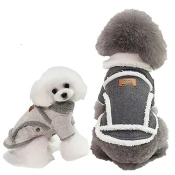 

New 2019 Winter Warm Dog small Coat Jumpsuit Thicken Pet Clothing For Yorkshire Teddy Dogs Costume Puppy Clothes Jackets