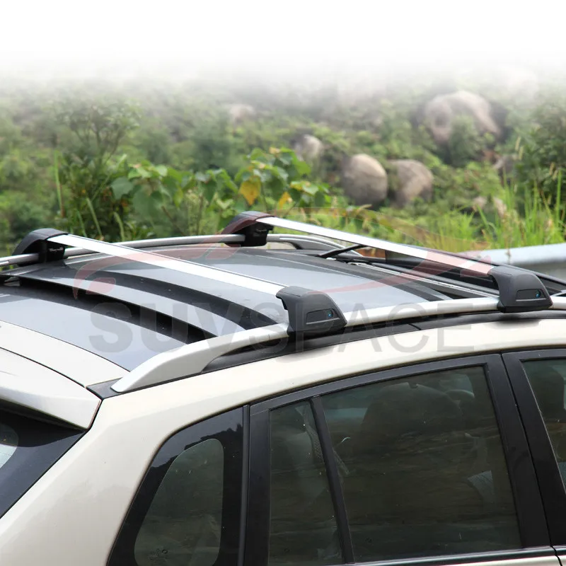 Crossbars для Volkswagen VW Tiguan 2010 2011 2012 2013 2014 2015 2016 Тихая багажная полка багажа багажник на