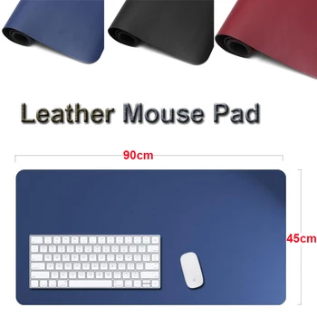 

90x45 cm Large size XL game PC mouse pad TOP material Leather Gaming Desk Mouse Pad Mat , High Quality Warranty