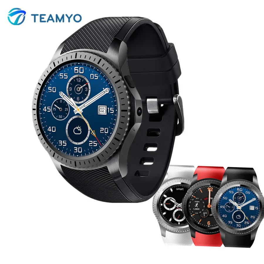 

Teamyo GW11 Bluetooth Smart Watch Heart Rate Monitor Smart Relogio with Camera 2.0M WIFI GPS 3G Smartwatch support SIM Card