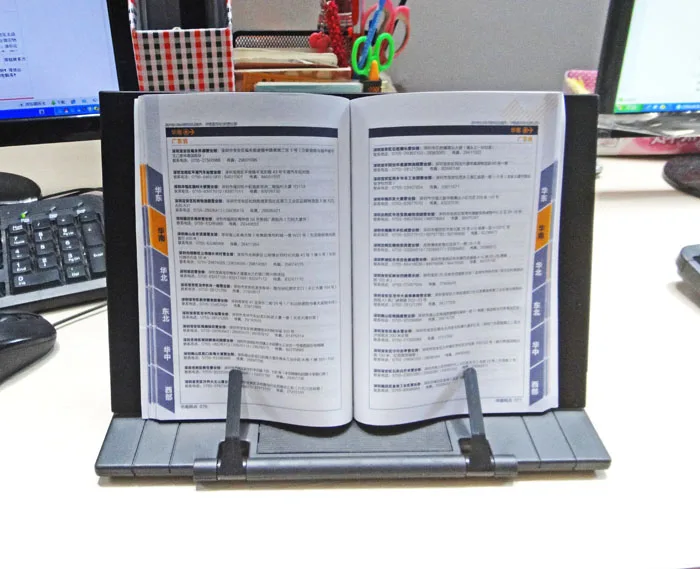 Portable Book Holder Folding Tablet Tablature Computer Alette rack Data rack Reading frame bookend clip Table desk stand 28*18cm Portable Book Holder Folding Tablet Tablature Computer Alette rack Data rack Reading frame bookend clip Table desk stand 28*18cm