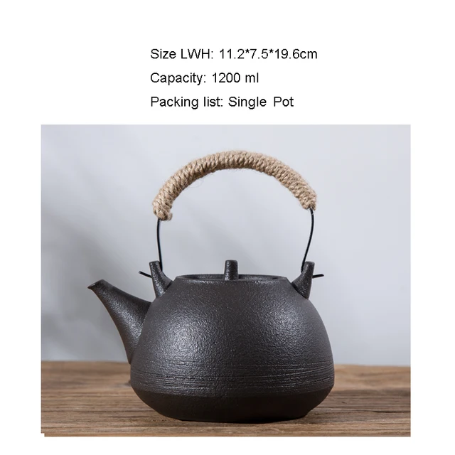 220V Electronic Tea Stove Heater Japanese Coarse Pottery Teapot Set
