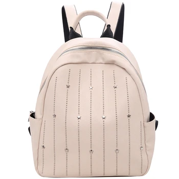 

Fashion Women'S Backpack Small Stars Pattern Soft Multi-Function Small Backpack