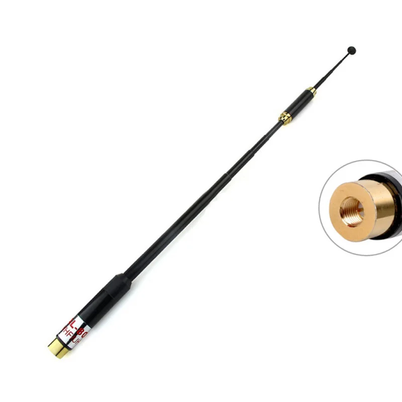 High Quality AL-800 144/430MHz SMA-M Telescopic Antenna for Walkie Talkie Two Way Radio YAESU VX-2R TONGFA UV-985 High Quality AL-800 144/430MHz SMA-M Telescopic Antenna for Walkie Talkie Two Way Radio YAESU VX-2R TONGFA UV-985