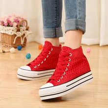 Free shipping 2015 Fashion Canvas Serpentinite High-top shoes women 4 color