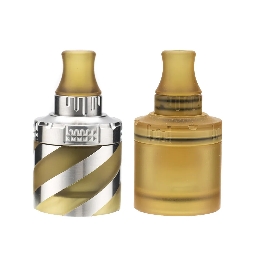 

A-touch Helix kit SS316 Ultem PEI Vape Tank 22mm 2ml Capacity with PEI Drip Tip for Spica Pro MTL RTA