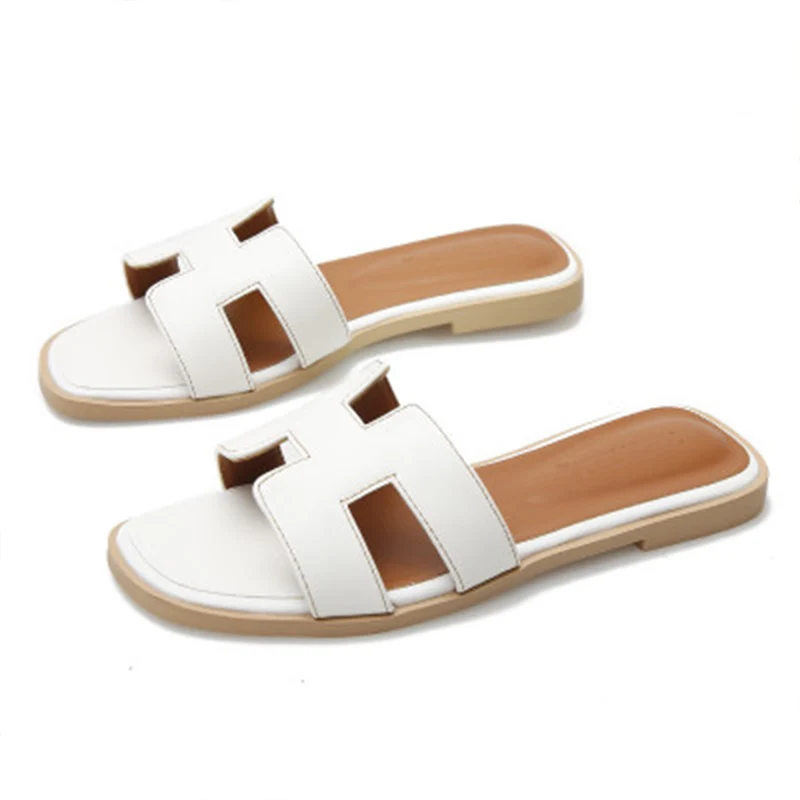 

2019 Women's summer sandals, women's tailored slippers, luxury brand shoes, high quality flat casual shoes women