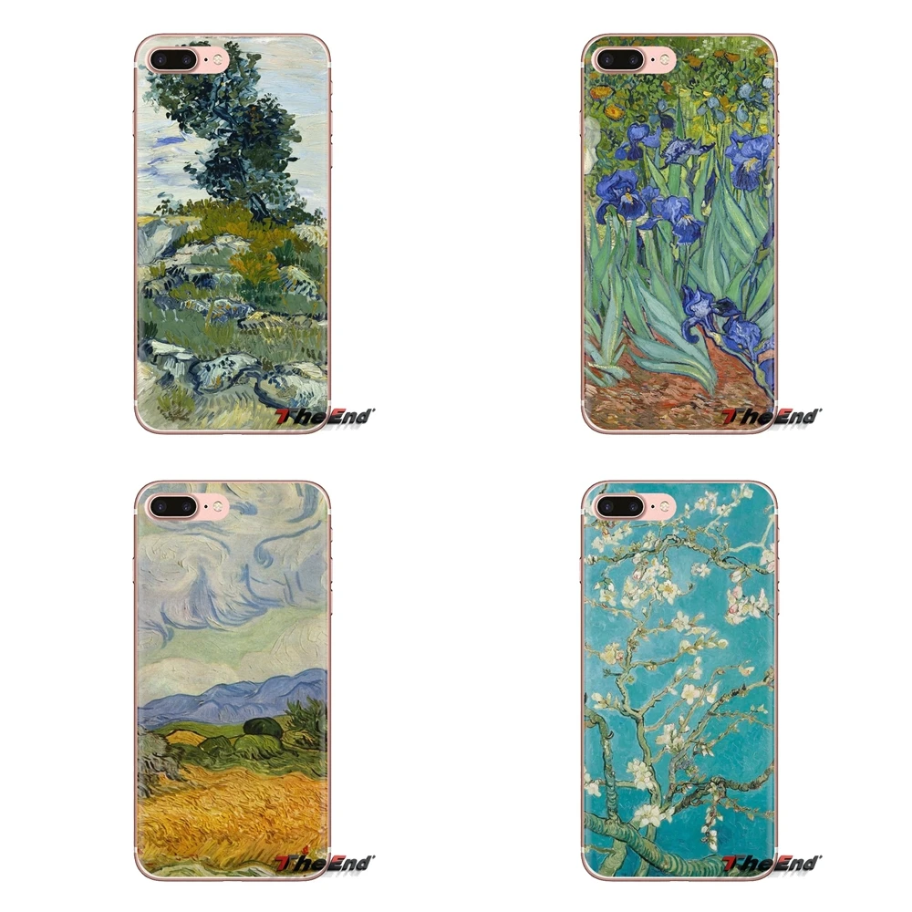 For Samsung Galaxy A3 A5 A7 A9 A8 Star A6 Plus 2018 2015 2016 2017 Van Gogh Desktop Wallpaper 2 Transparent Soft Cases Covers |