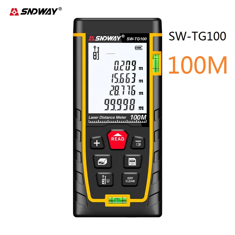 SNDWAY Laser Distance Meter 50m 70m 100m 120m Laser Range Finder rangefinder metro trena laser tape measure ruler Roulette tool SNDWAY Laser Distance Meter 50m 70m 100m 120m Laser Range Finder rangefinder metro trena laser tape measure ruler Roulette tool