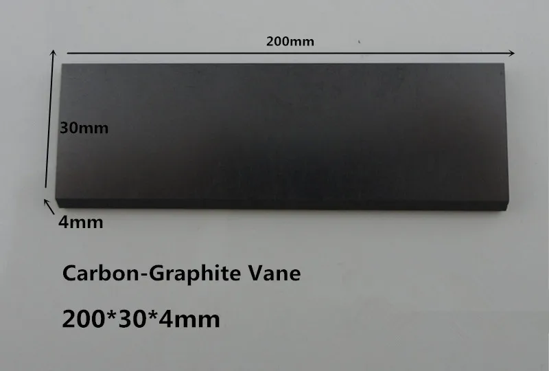 

200*34*4mm  EK60 carbon graphite vane for vacuum pumps