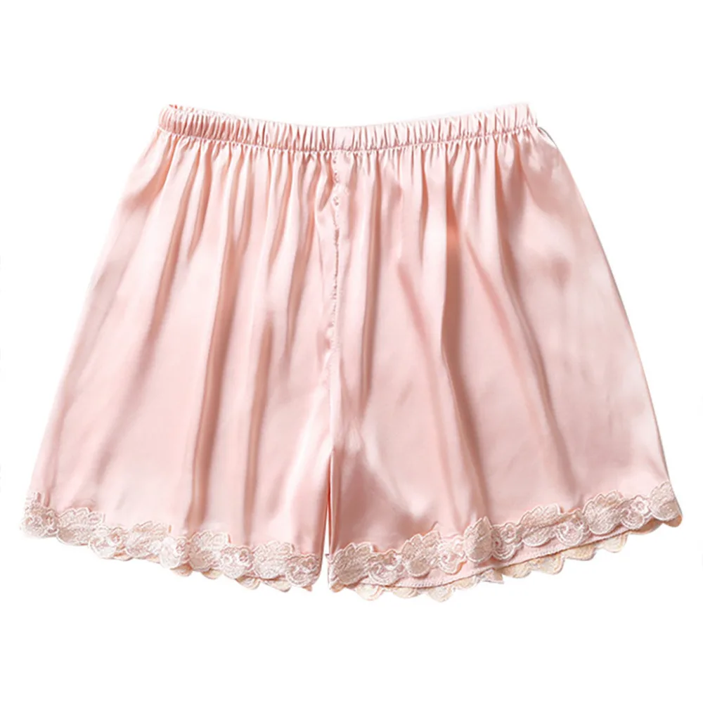 

Women's Sleepwear Lounge shorts summer high quality Sexy Fashion Satin Lace Patchwork Sleepwear q90323 Pajama