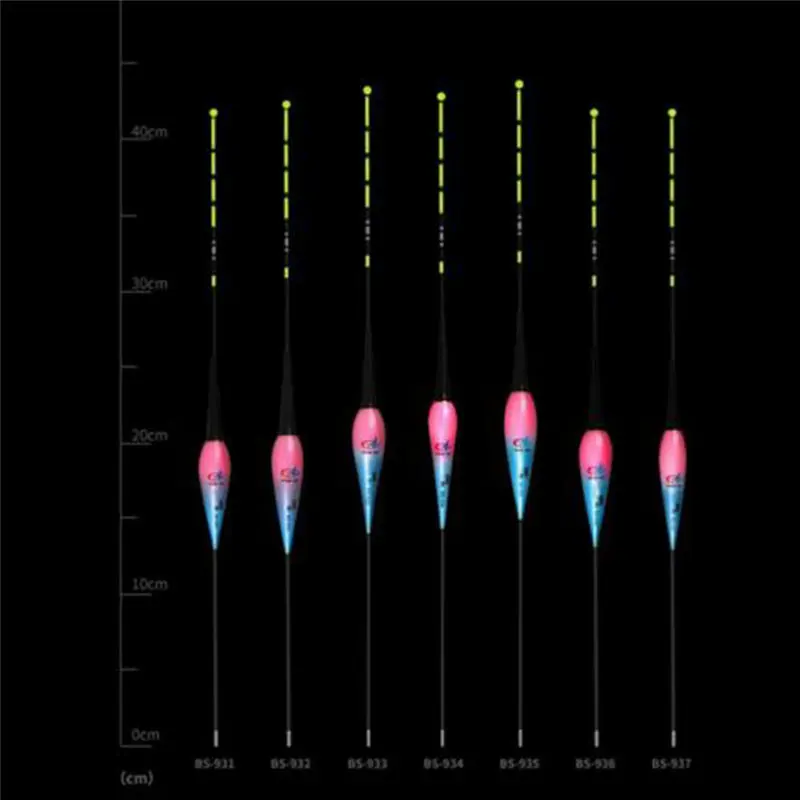 Светящийся смарт-светодиодный поплавок для рыбалки с высокой чувствительностью, сигнализация для изменения цвета рыбы, электронный буй, плавающий поплавок, 6