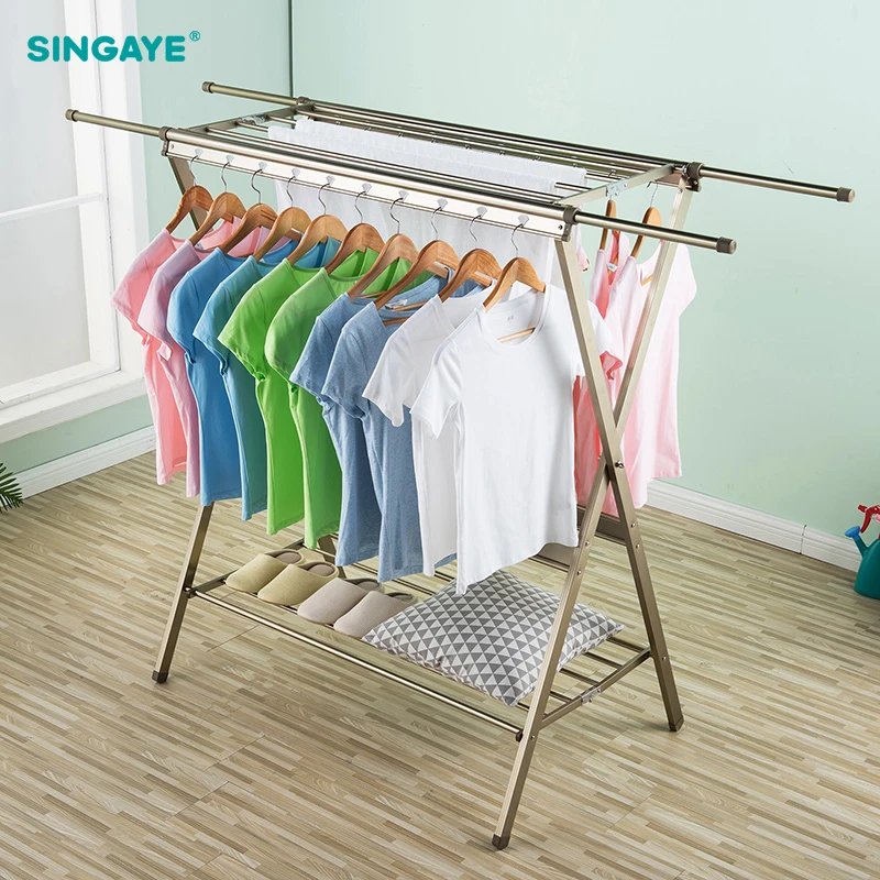 Buy SINGAYE Big Foldable Clothes Hanger Dryer Aluminum