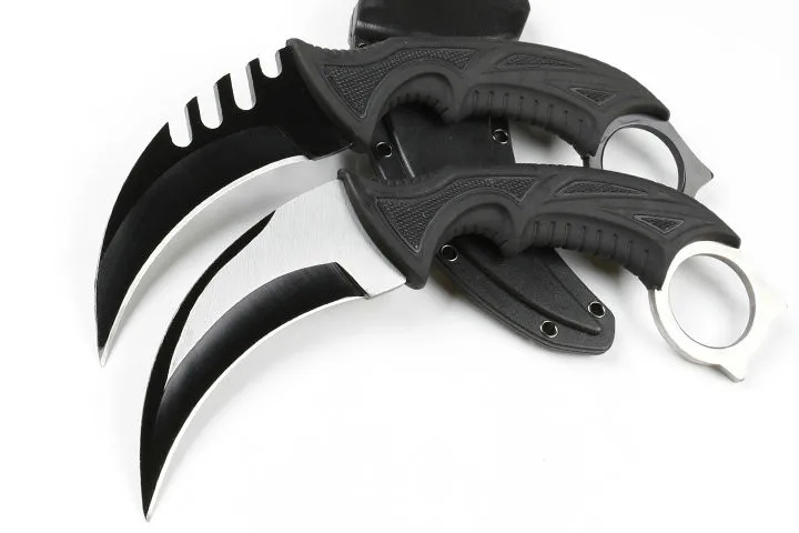 

CH0123 Karambit Wolf Claw 5CR15MOV Outdoor Hunting Camping Multi Tool Knife Survival Tactical Fixed Blade Edc Knife for Man