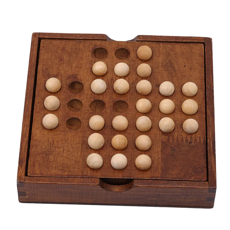 Европейские деревянные пазлы Классические игрушки мраморный Пасьянс шахматные Пазлы игры интеллект развлекательные игрушки для детей и взрослых