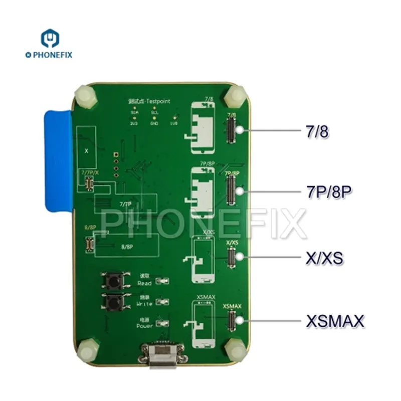 PHONEFIX JC Pro1000s ЖК-экран светочувствительный инструмент для чтения и записи данных светильник-сенсор программист для iPhone 8 8P X замена экрана