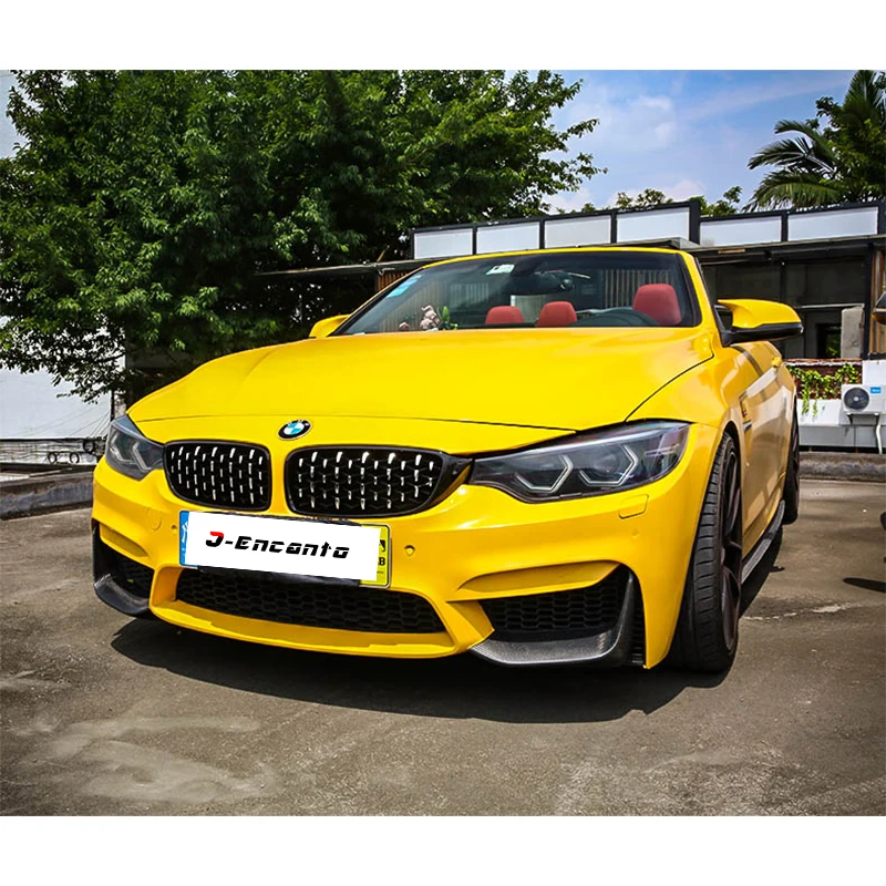 Пара передняя ноздри для BMW 4 серии M3/M4 F32/F8X Алмазная решетка Метеор Стиль переднего бампера Стайлинг автомобильной решетки