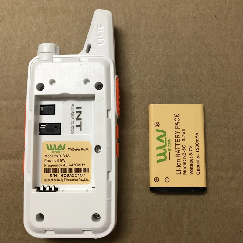 KD C1 батарея для рации LN C2 мини иди и болтай walkie talkie “иди Zastone X6 Retevis RT22 Батарея 3 7 V