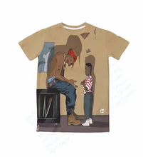 Echt amerikanische uns größe legendären (tupac x kendrick lamar) 3d sublimationsdruck t-shirt nach maß plus size clothing