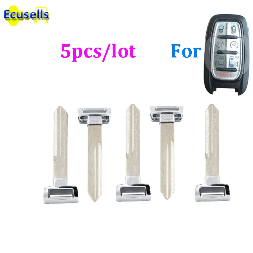 

5pcs/lot Insert key Small emergency Key for Chrysler Padifica 2017 new Smart remote key