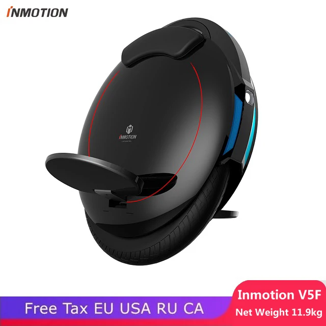 

INMOTION V5F Single wheel electric unicycle Monowheel Onewheel Selfbalancing Scooter Bluetooth APP speed 28km/h,550W motor