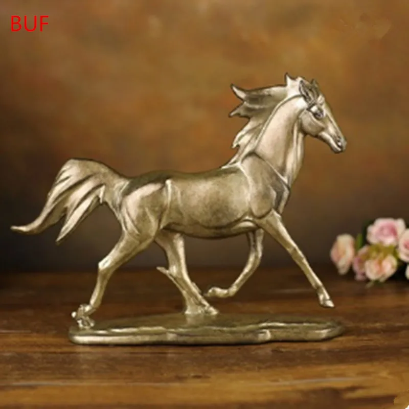 Modern Abstract Horse Statues & Sculptur Resin Ornaments Home