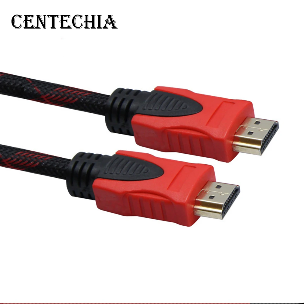 High Speed HDMI Cable Gold Plated Connection with Red, black and white