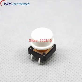 

100PCS With Cap 12*12*7.3mm Button Tact Switches Micro Switch Buttons B3F-4055 12x12x7.3 on/off