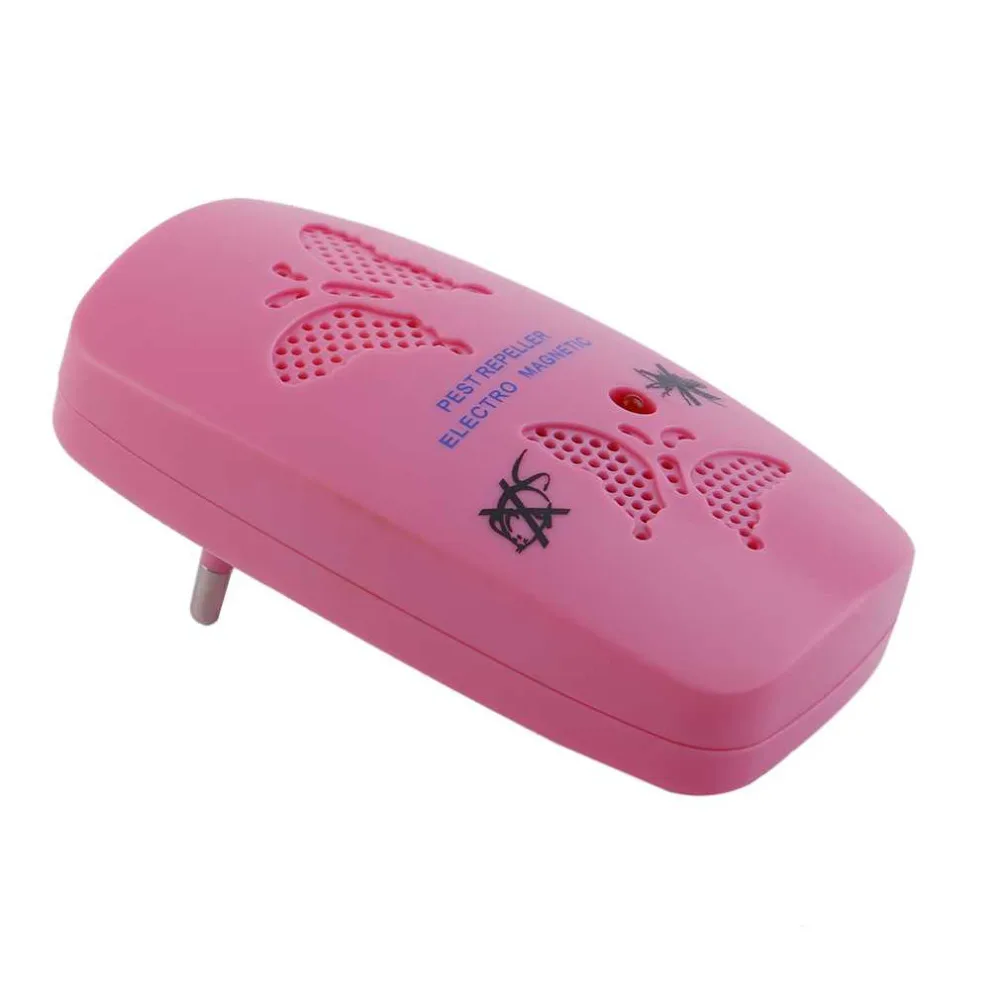 

Universal US EU Electronic Ultrasonic Rat Mouse Repellent Indoor Anti Mosquito Insect Pest Killer Repeller Pink White