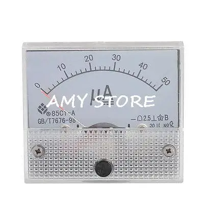 

85C1-A Replaceable Current Measuring DC Microampere Panel Meter 0-50UA