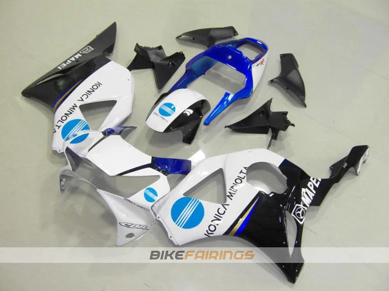 

New ABS Motorcycle fairings Kit Fit for HONDA CBR954RR CBR900RR 954 02 03 CBR954 2002 2003 Fairing set custom blue white nice