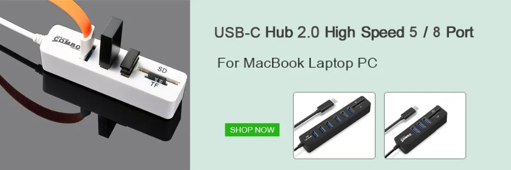 Usb-хаб Combo 3/6 портов USB 2,0 концентратор Высокоскоростной разветвитель Мульти USB комбо 2 в 1 SD/TF кард-ридер для ПК ноутбука компьютера