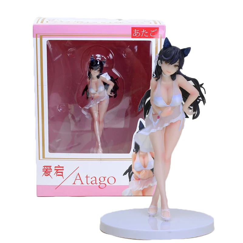 Девушка фигура Azur Лейн IJN Atago Косплей кошачьи ушки ПВХ фигурка игрушки 20