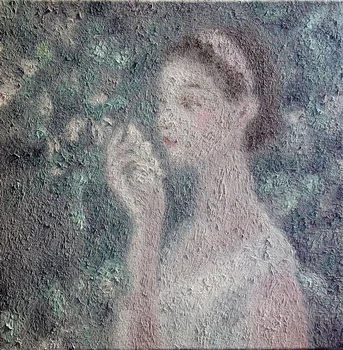 

100% handmade painting girl portrait on oil canvas for living room decor and wallpaper, gallery