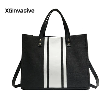 

Fashion Ladies Bag Women Handbag Shopping Bag Big Bags For Woman 2019 New Color Matching Weaving Big Handbag sac a main