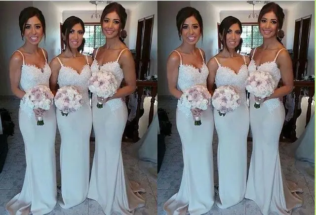 Ivory Lace Bridesmaid Dresses