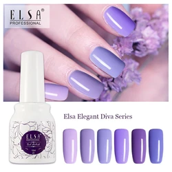 Elsa Gel Esmalte de Uñas 12 Ml Serie Púrpura Color Nude Empapa Del Gel Uv Barniz de Larga Duración Uv Nail Art Design Manicure Gel Saludable Elsa Gel Esmalte de Uñas 12 Ml Serie Púrpura Color Nude Empapa Del Gel Uv Barniz de Larga Duración Uv Nail Art Design Manicure Gel Saludable