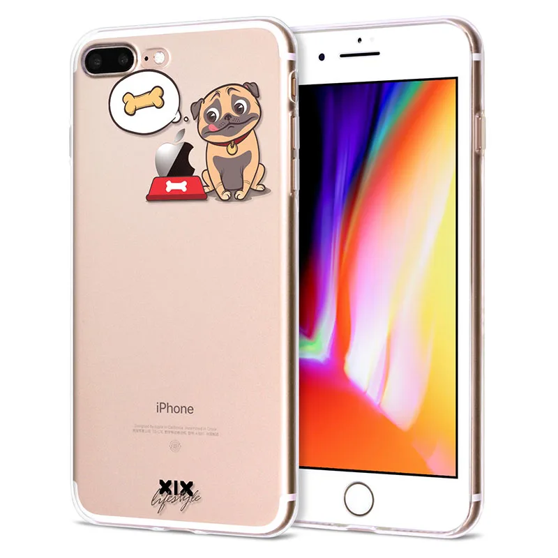 XIX чехол для iPhone 11 Pro Чехол 5 5S 6, 6 S, 7, 8plus X XS Max милый динозавр для чехла iPhone 7 чехол из мягкого ТПУ для iPhone XR чехол - Цвет: 18