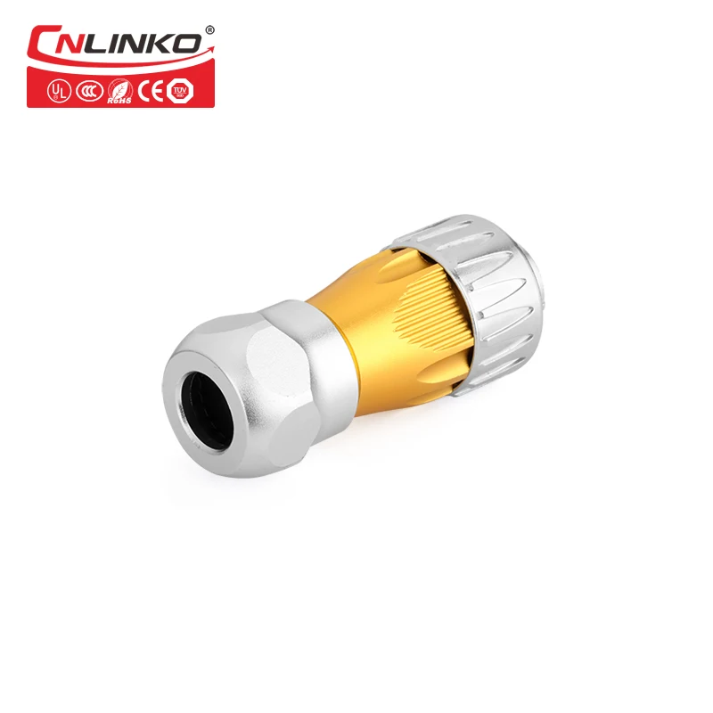 High quality metal IP65 RJ45 connector Waterproof IP65 RJ45 connector Industry computer RJ45 ethernet connector