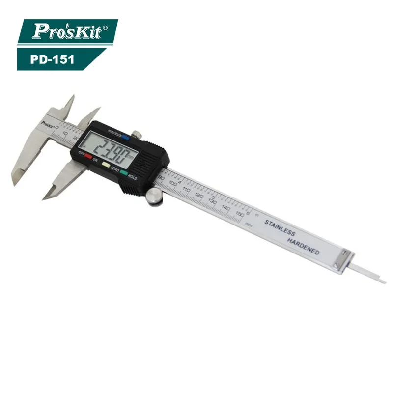 Pro'skit механический цифровой штангенциркуль из нержавеющей стали 150 мм 6