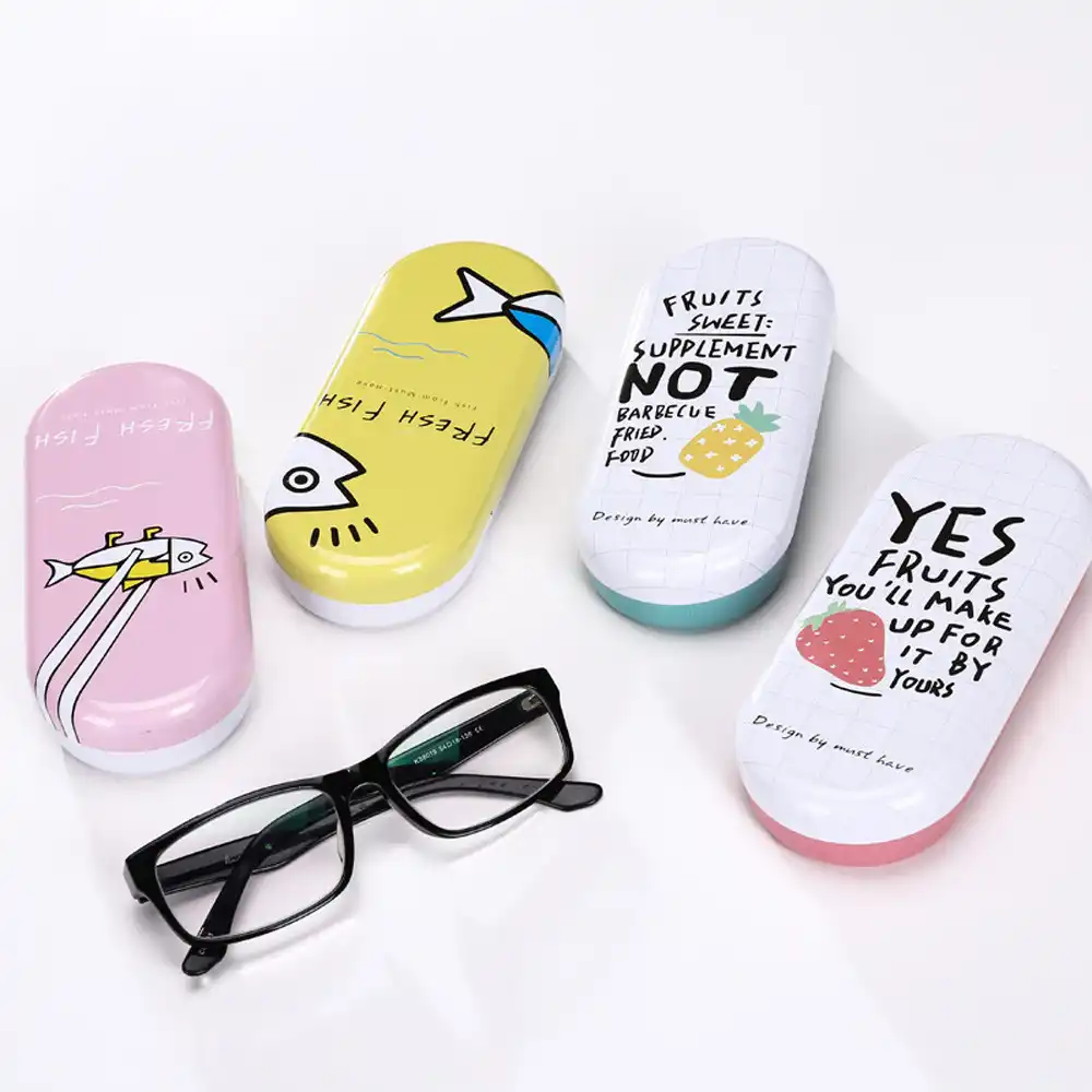 Cartoon Animals Creative Glasses Box Gift School Desk Office