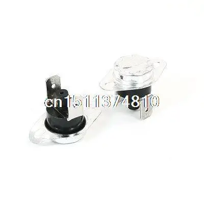 

250V 10A NC 75C Manual Reset Temperature Switch Thermostat KSD301 2 Pcs