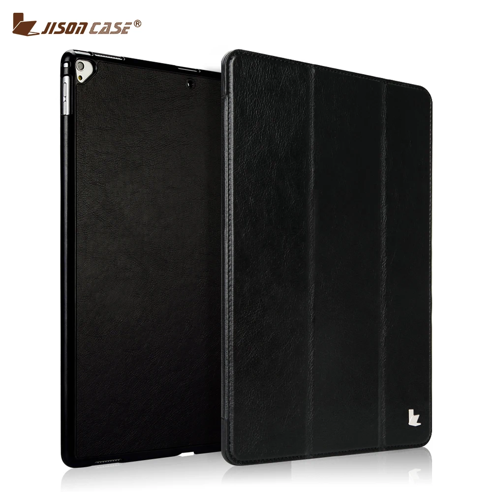 

Jisoncase Funda Cover for iPad Pro 12.9 2017 Case Smart PU tablet Cover A1670 Shockproof for iPad Pro 12.9 Case 2017 Auto Wake