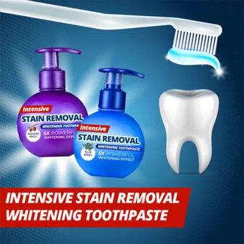 

Intensive Stain Remover Whitening Toothpaste Anti Bleeding Gums for Brushing Teeth QP2