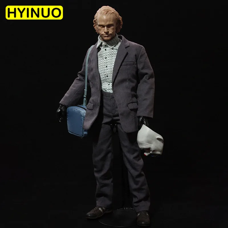 

1/6 Scale C-04 Men's Clown Mask Male Robber Suit Boy Bank Robber Clothes Clothing Set For 12" Action Figure Male Body